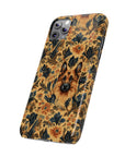 Autumnal German Shepherd Glamour Slim Phone Cases