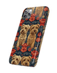 Yorkie Charm Twins Slim Phone Cases