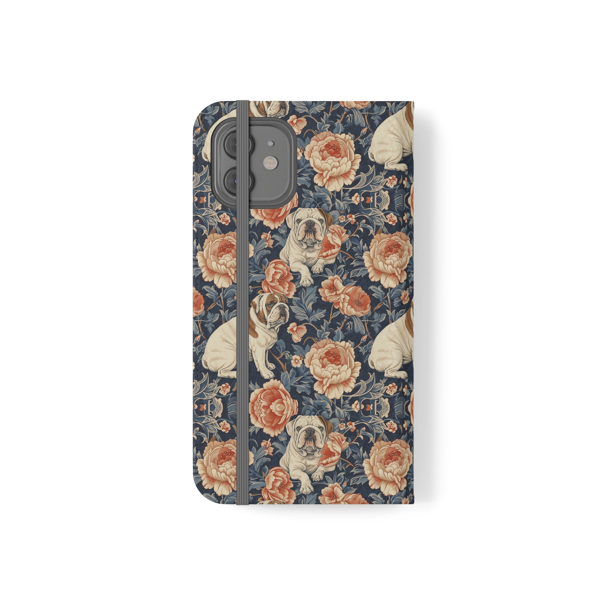 Blooming Bulldog Beauty Flip Cases