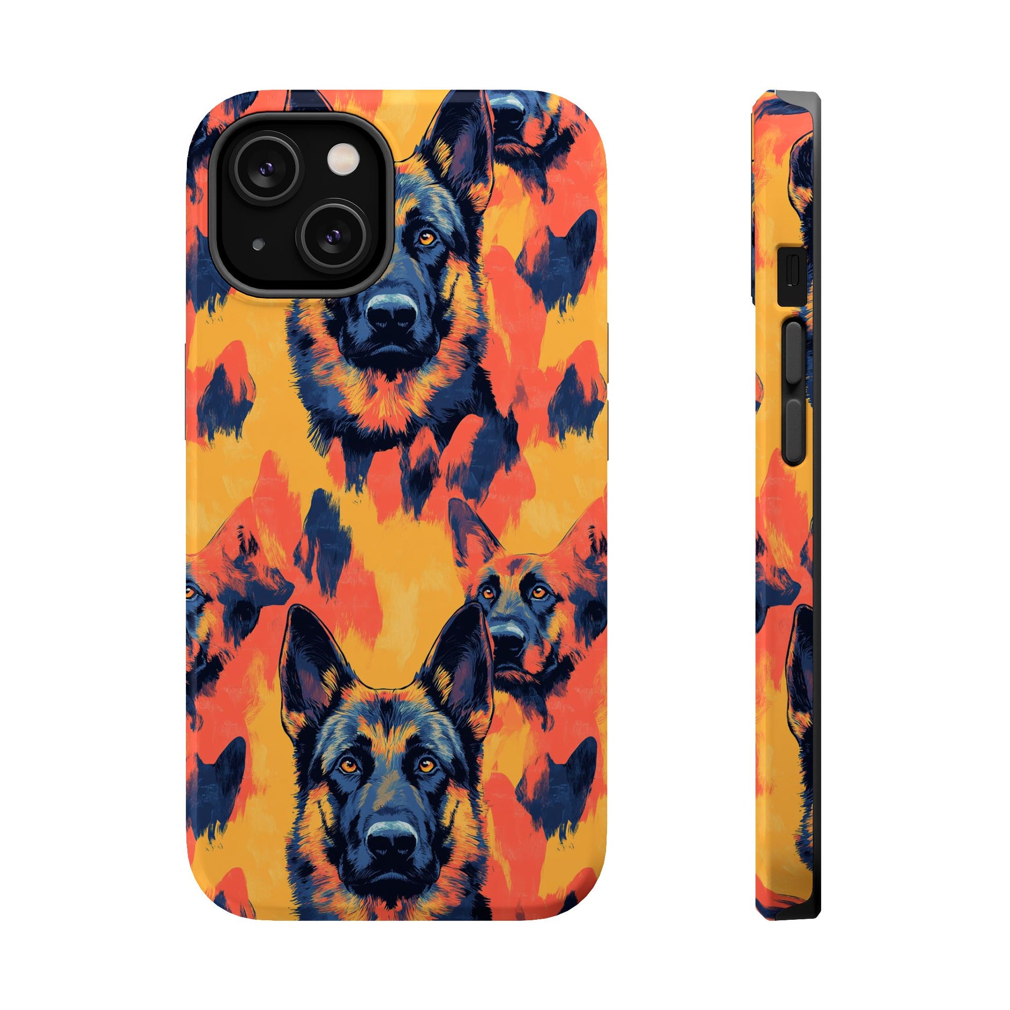 Impressionistic German Shepherds Magnetic Tough Cases