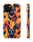 Impressionistic German Shepherds Magnetic Tough Cases