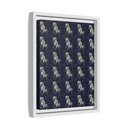 Celestial Boxer Bliss Matte Canvas, Framed