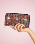 Boxer Blossom Tapestry Delight Zipper Wallet