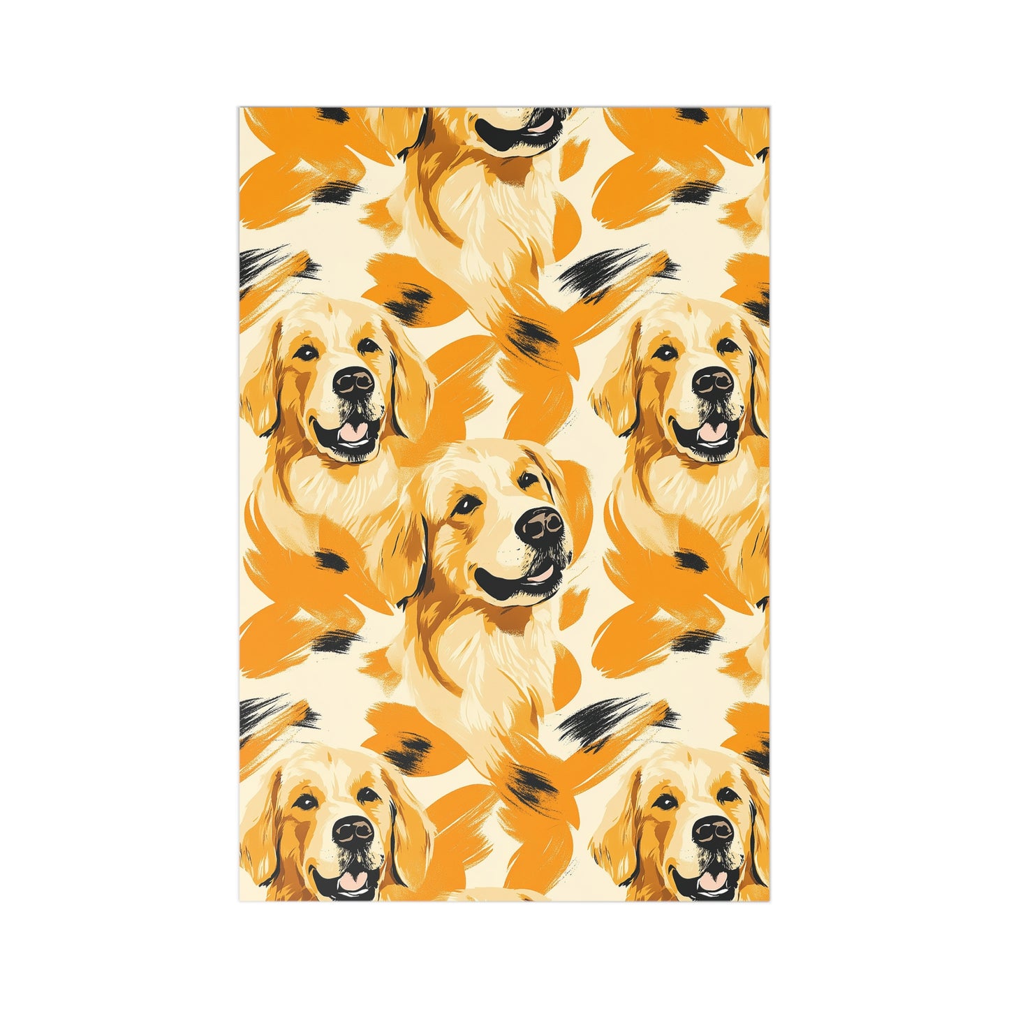 Golden Glitz 'n Glamour Woofwear Postcards