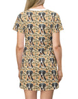 Majestic Great Dane Meadow T-Shirt Dress