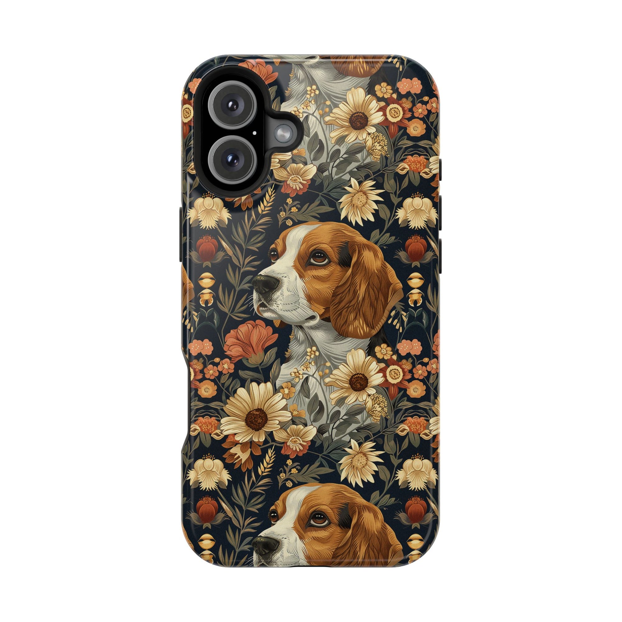 Beagle Blossoms Magnetic Tough Cases