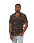 Modern Rottweiler Royalty Men's Hawaiian Camp Shirt