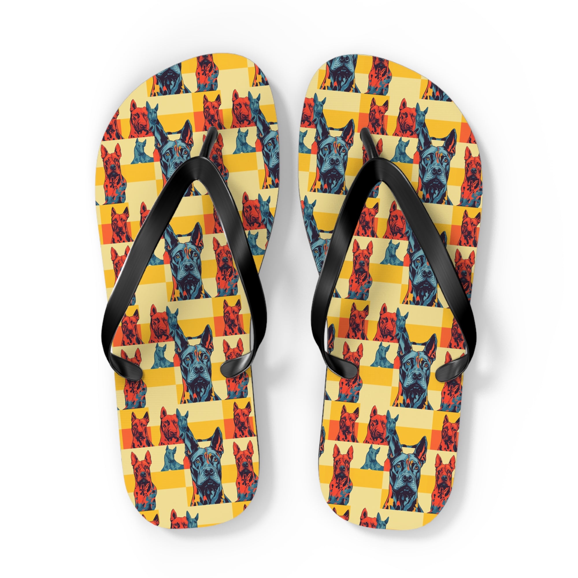 Dane-tastic Marvelous Mutt Mode Flip Flops