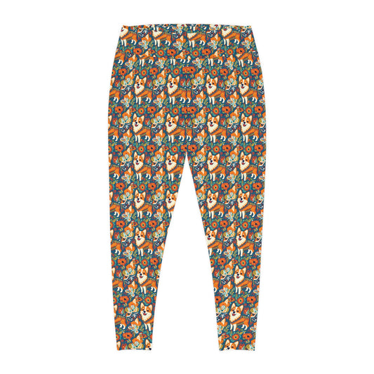 Corgi Carnival Couture Plus Size Leggings