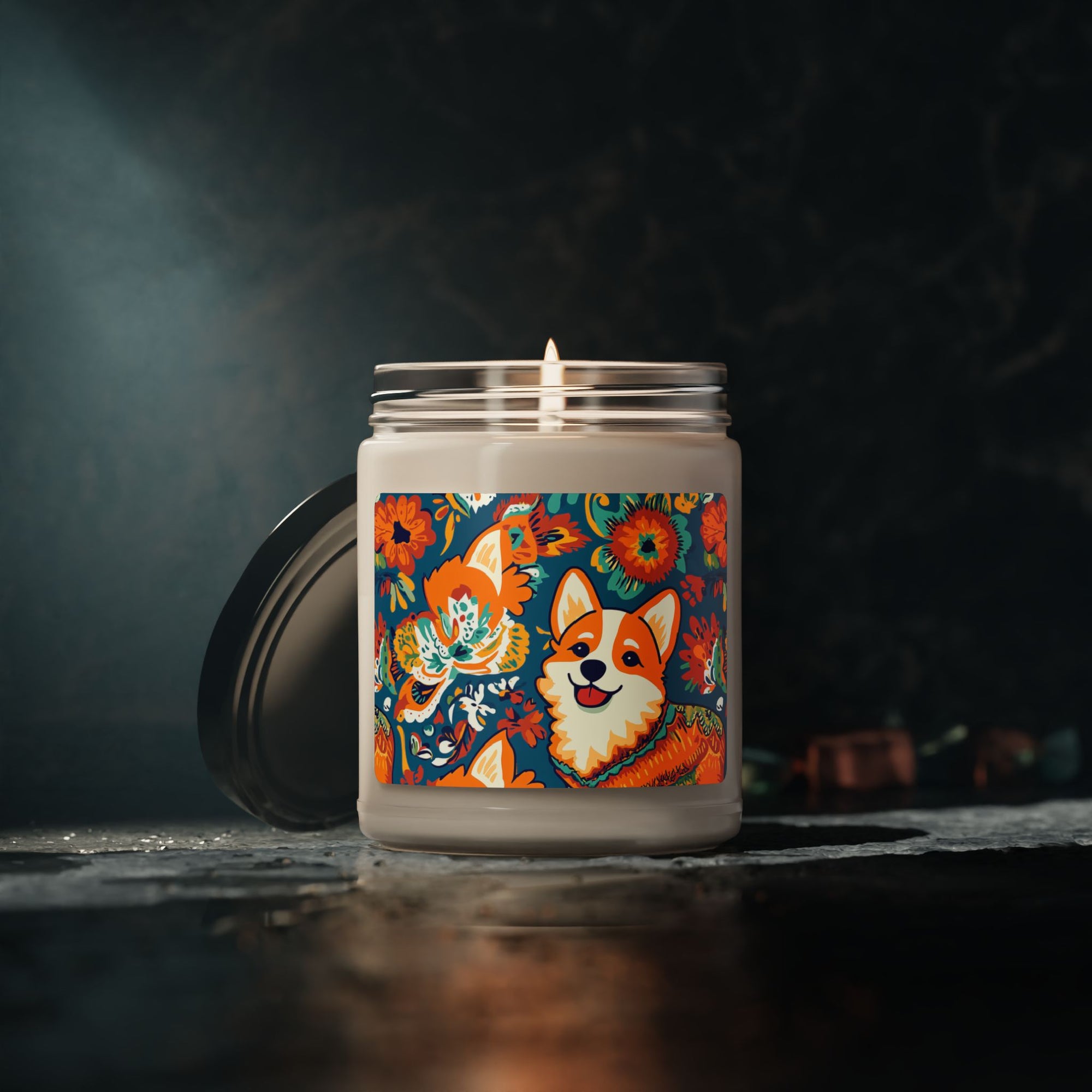 Corgi Carnival Couture Scented Soy Candle