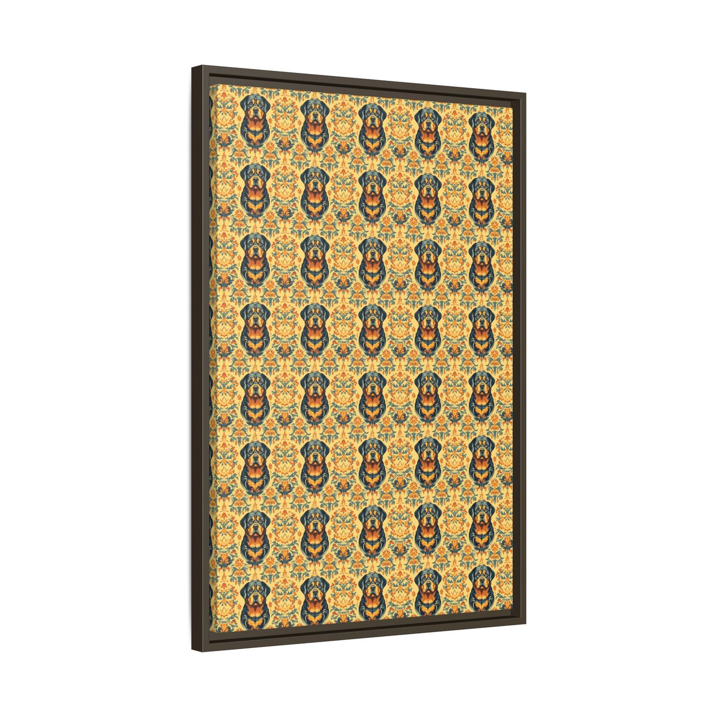 Royal Rottie Regalia Matte Canvas, Framed