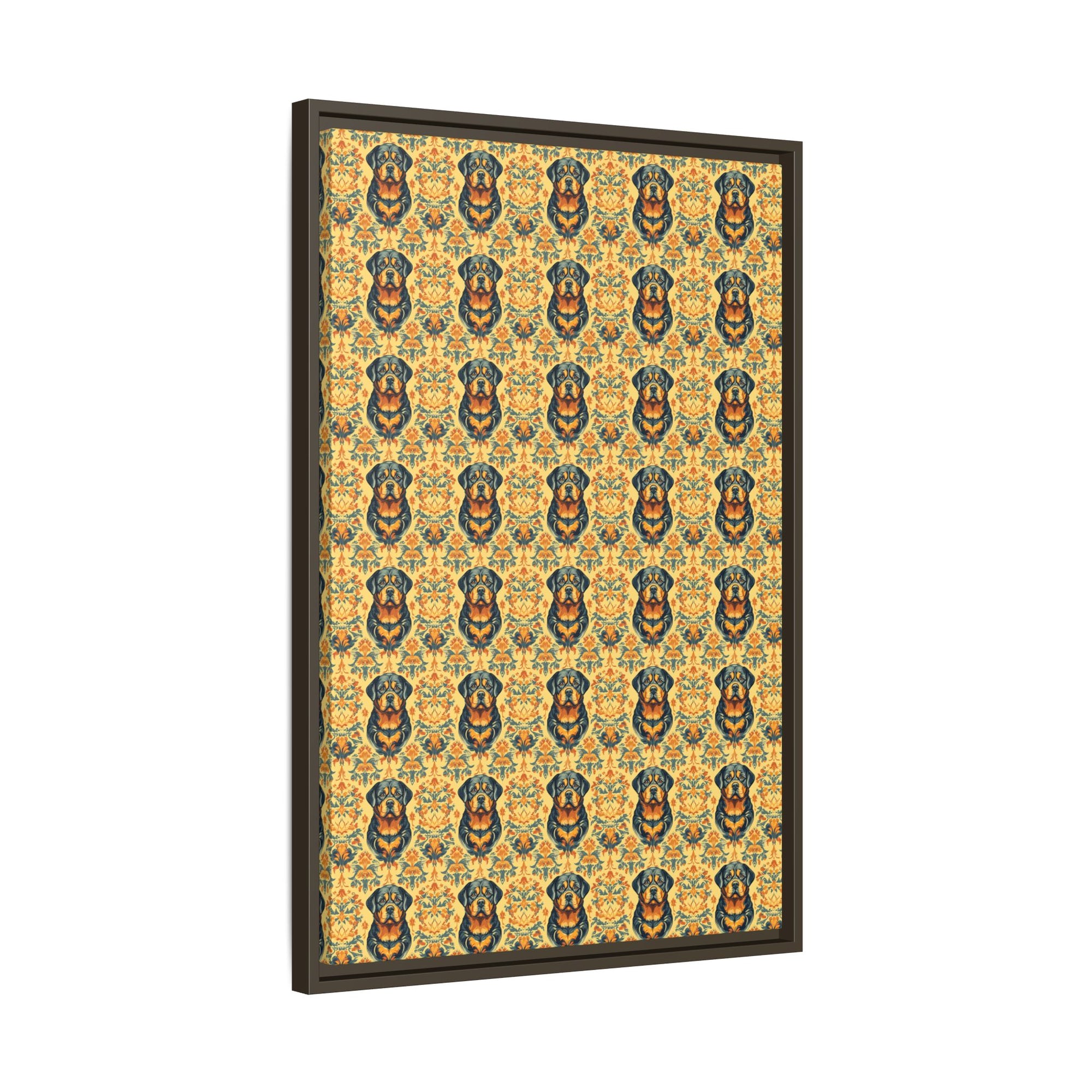 Royal Rottie Regalia Matte Canvas, Framed