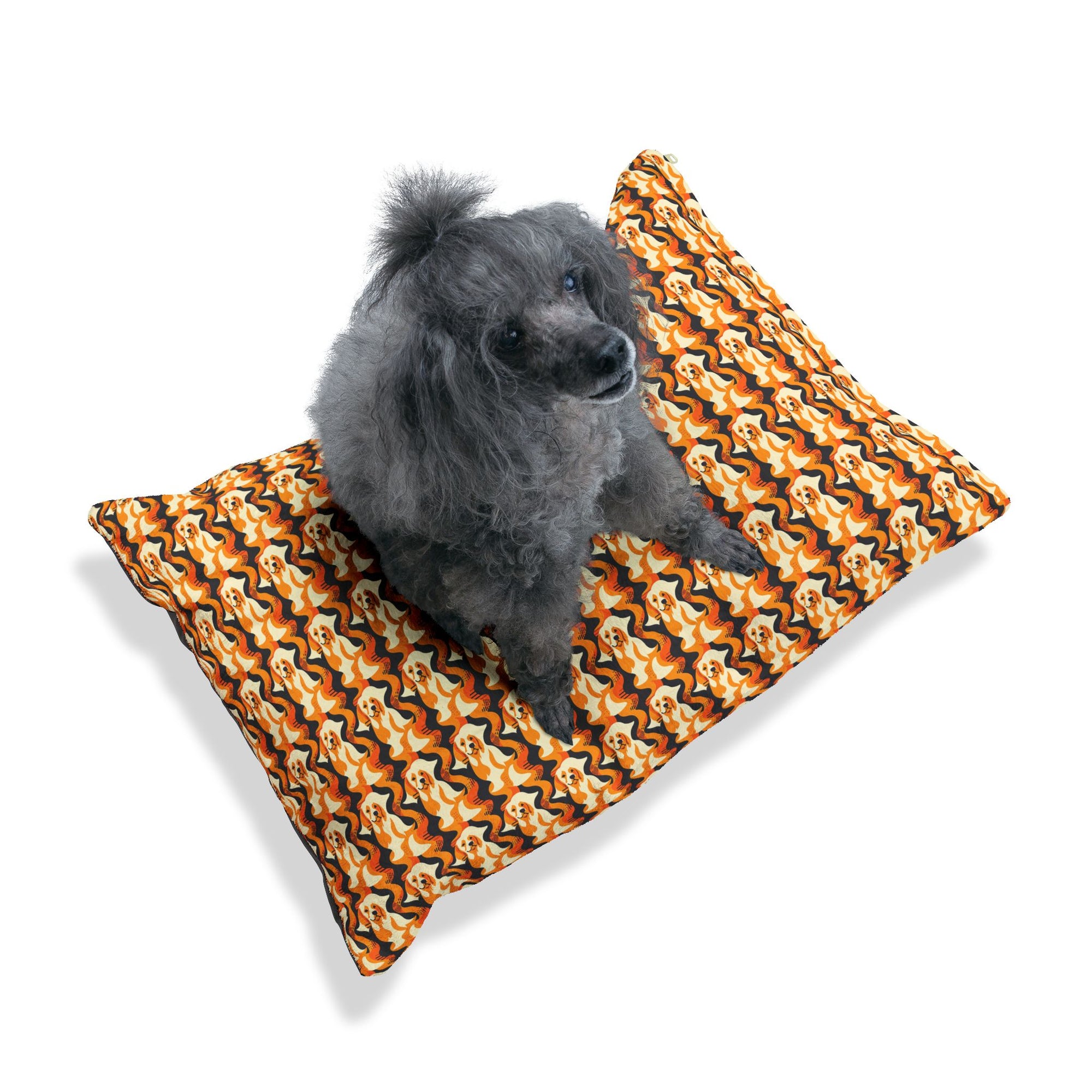 Golden Woof Abstract Glamour Pet Bed