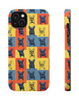 Frenchie Pop Art Pawfection Grid Magnetic Tough Cases