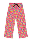 Bubblegum Glamour Bulldog Bouquet Women's Pajama Pants