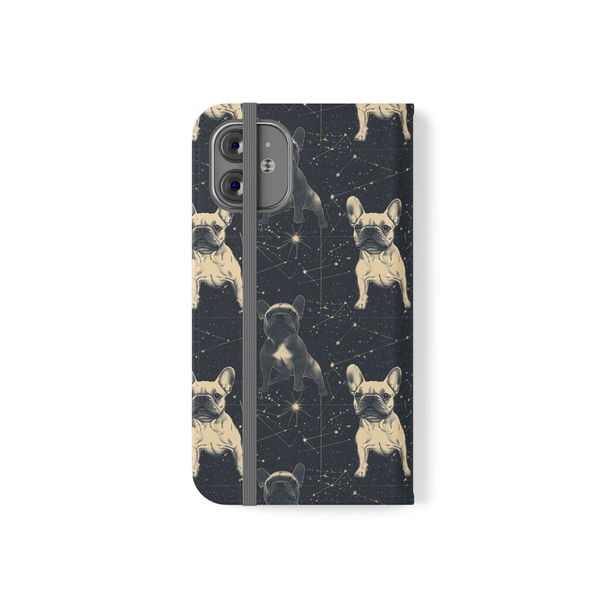 Frenchie Celestial Soar Flip Cases