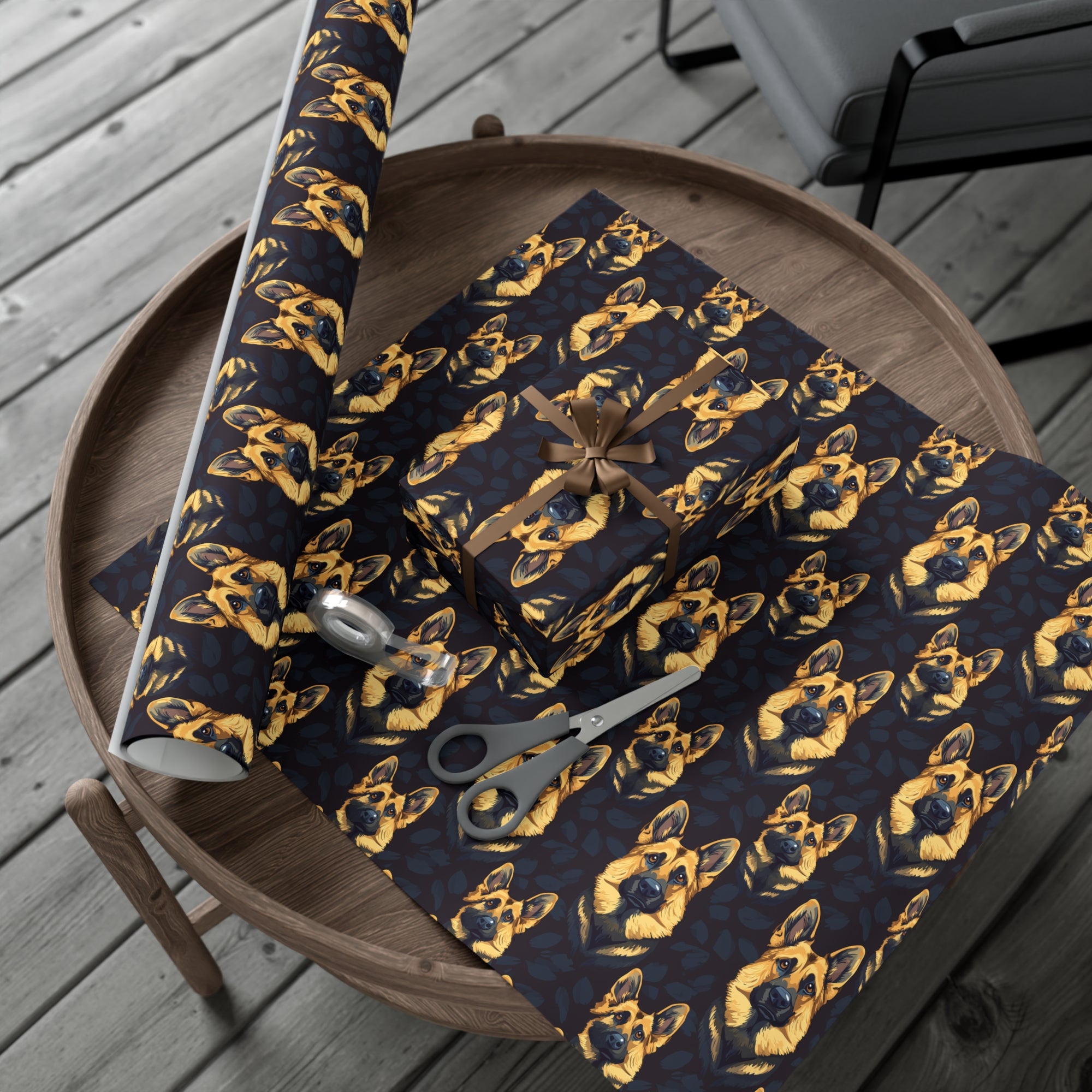 Majestic Hound Couture: German Shepherd LuxeBlend Gift Wrap Papers
