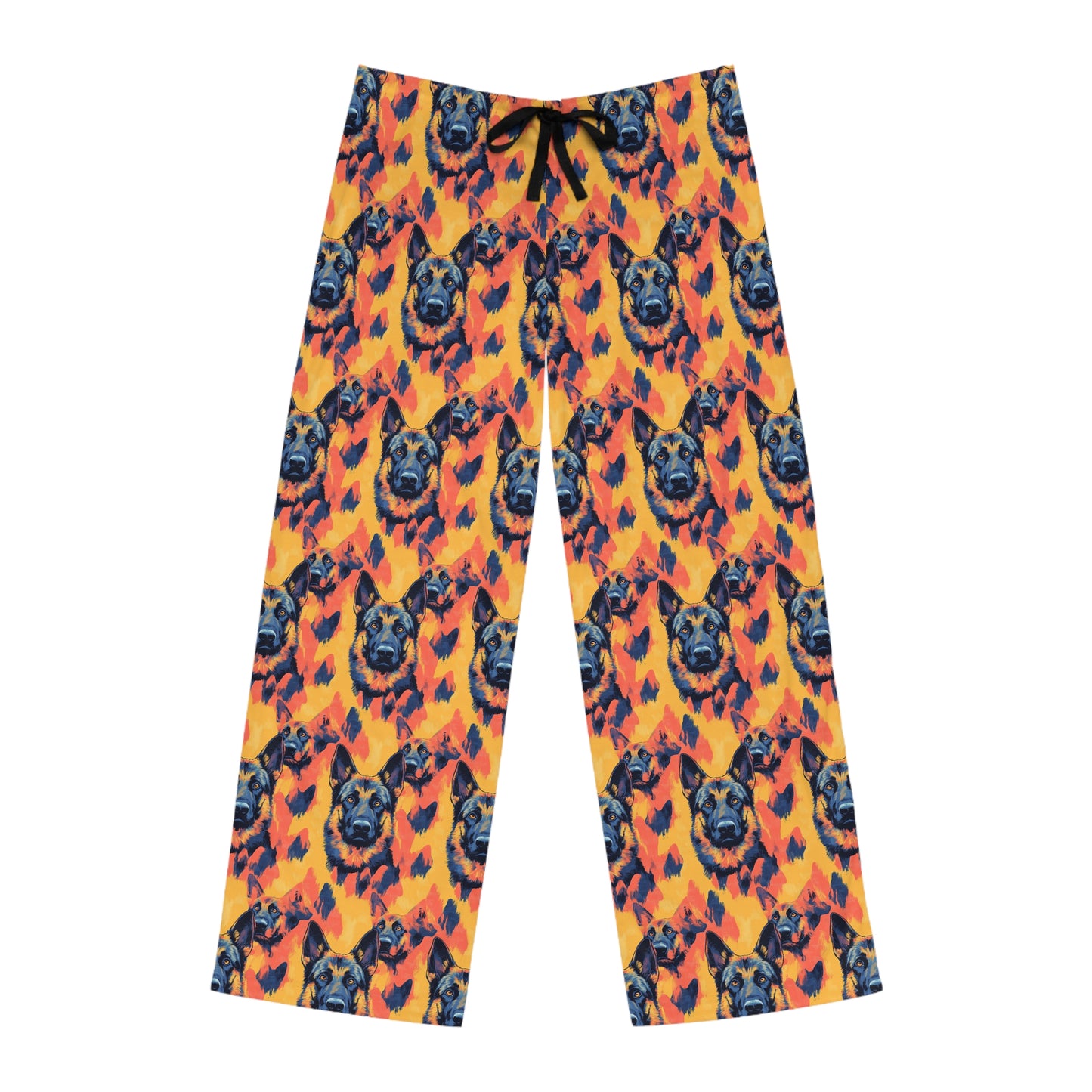 Impressionistic German Shepherds Men's Pajama Pants