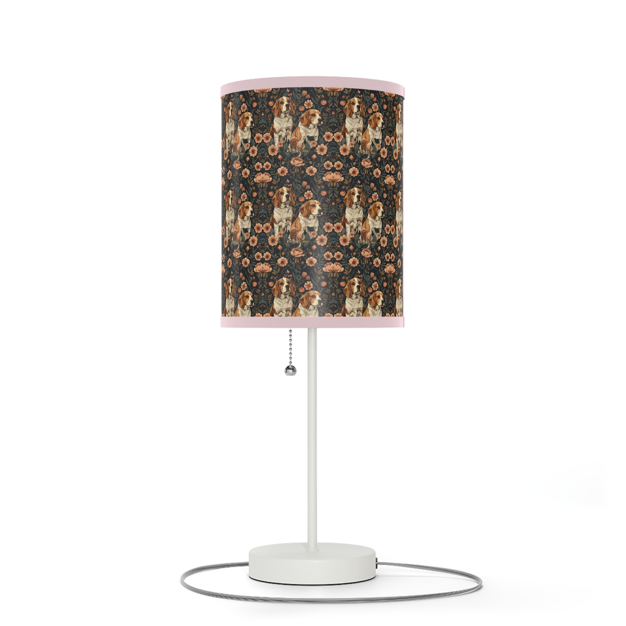 Beagle Blossom Bonanza Lamp on a Stand