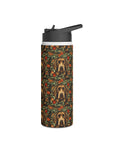 Labrador Lush Pooch Tapestry Stainless Steel Water Bottle