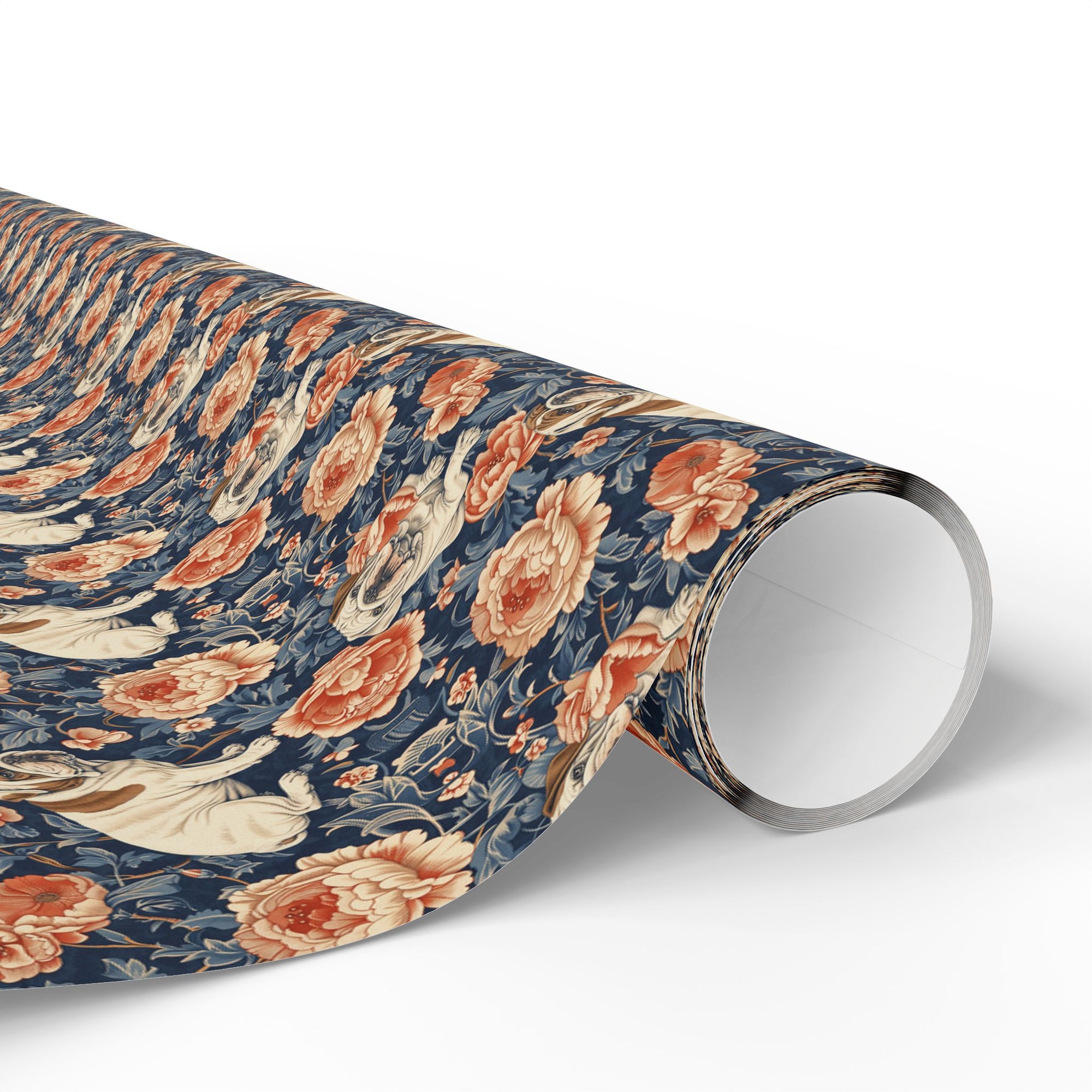 Blooming Bulldog Beauty Wrapping Paper