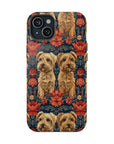 Yorkie Charm Twins Magnetic Tough Cases