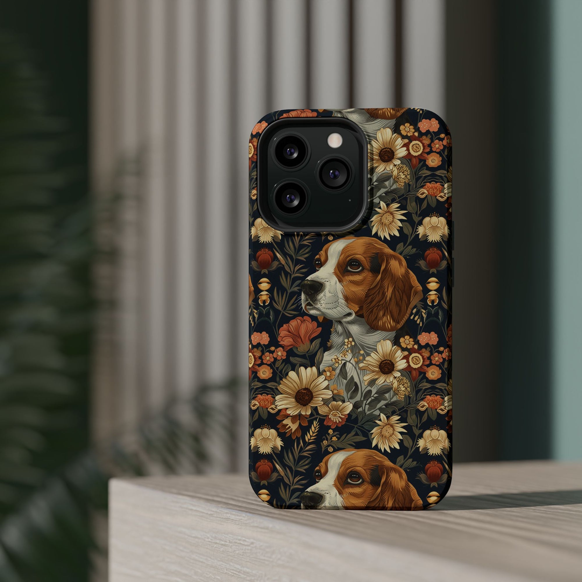 Beagle Blossoms Magnetic Tough Cases