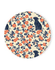 Bloomiful Lab Bouquet Cork Back Coaster