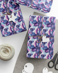 Funky Geometric Boxerista Wrapping Paper