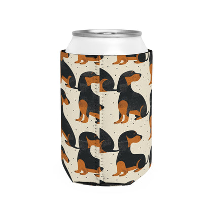 Whimsical Dachsund Dreamcatcher Can Cooler Sleeve