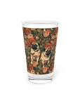 Blooming Pug Paradise Pint Glass