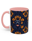 Royal Rottweiler Regalia Accent Coffee Mug