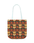 Golden Pawsatronic Tapestry Canvas Tote Bag