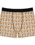 Golden Glamour Paws - Luxe Licks for Regal Retrievers Men's Boxer Briefs