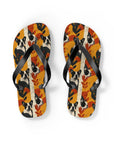 Chic Frenchie Charm Flip Flops