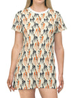 Dashing Dane Divinity T-Shirt Dress