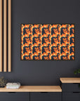 Rottweiler Chic Pawsitivity Matte Canvas, Framed