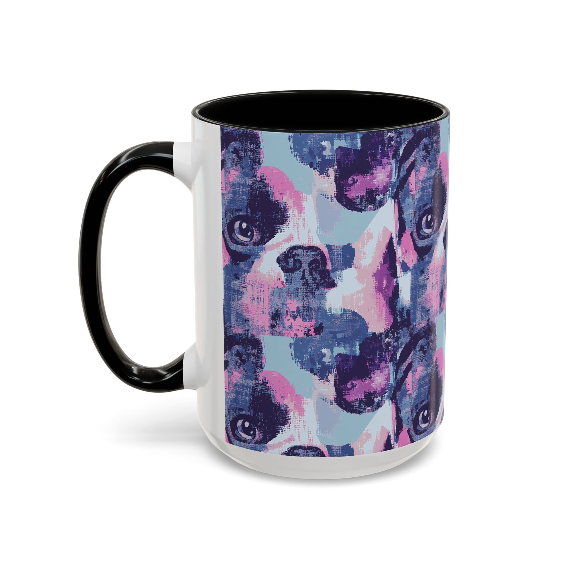 Funky Geometric Boxerista Accent Coffee Mug