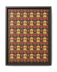 Golden Pawsatronic Tapestry Matte Canvas, Framed