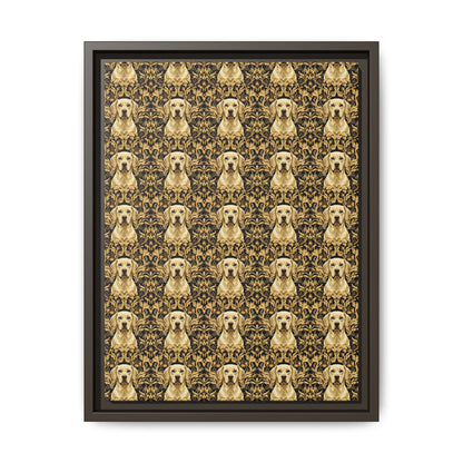 Royal Pawsitivity Labs Matte Canvas, Framed