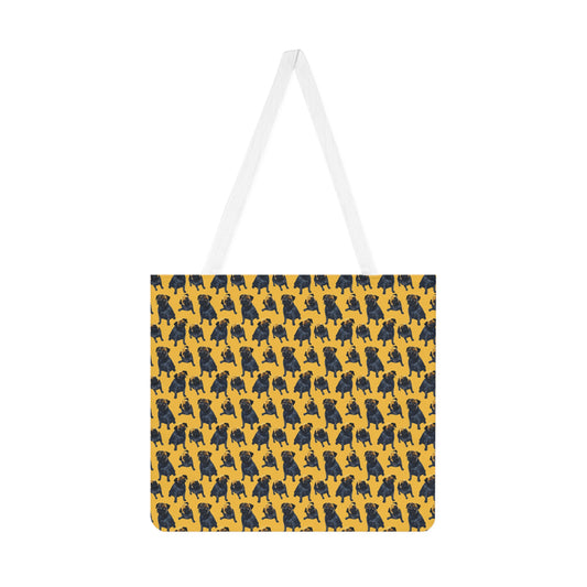 Puglet Posh Paradise Shoulder Tote Bag