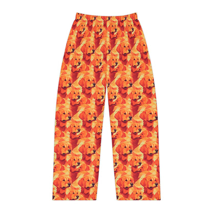 Golden Glamour Paws Women's Pajama Pants