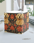 Golden Pawsatronic Tapestry Note Cube