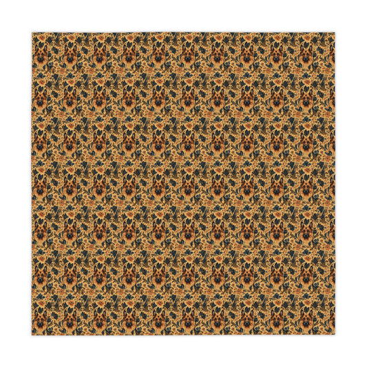 Autumnal German Shepherd Glamour Tablecloth