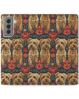 Yorkie Charm Twins Flip Cases