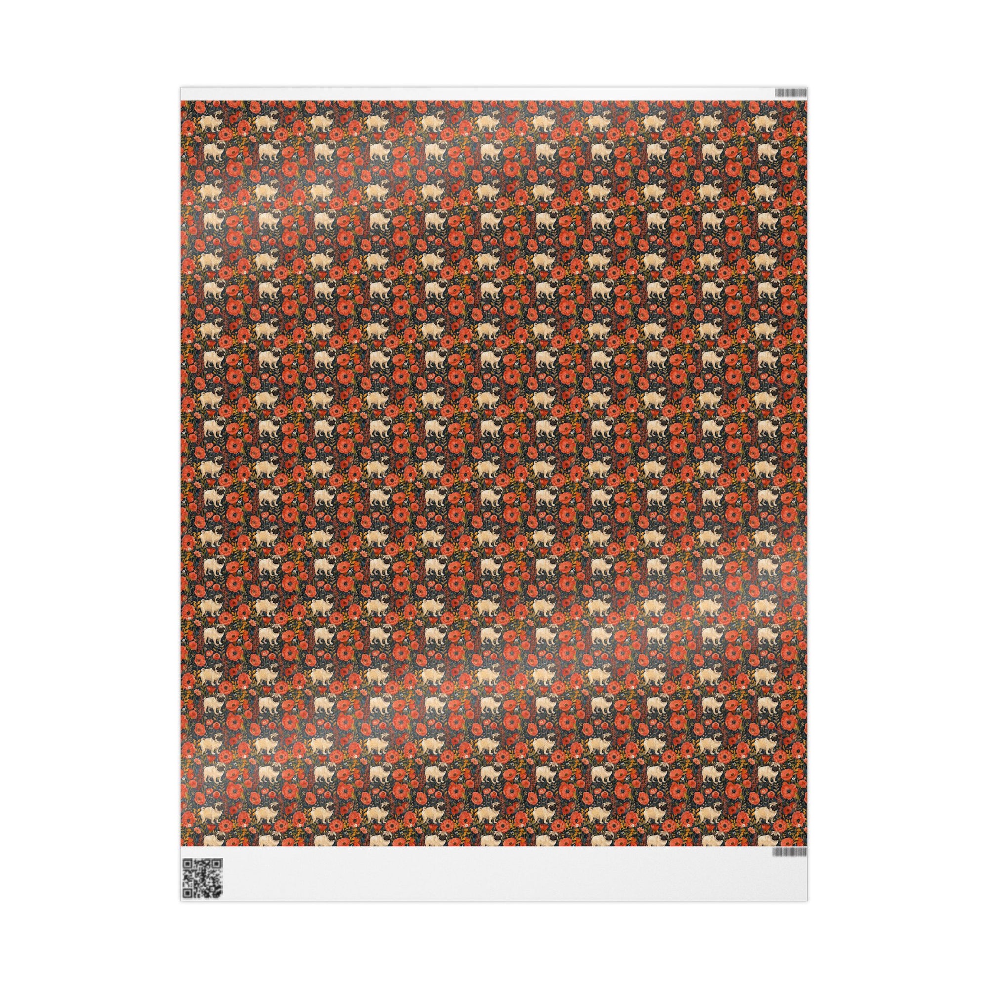 Pug Paradise Playpen Wrapping Paper