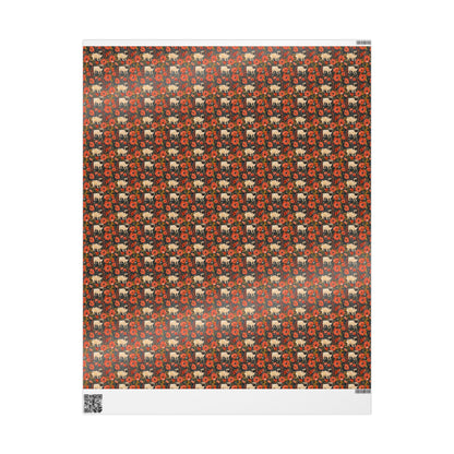 Pug Paradise Playpen Wrapping Paper