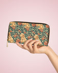 Blooming Goldie Glam Zipper Wallet