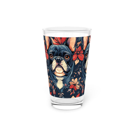 Gothic Rose Bulldog Noir Enchantment Pint Glass