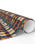 Pawsome Rottweiler Royalty Plaid Wrapping Paper